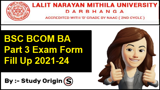 LNMU Part 3 Exam Form 2021-24