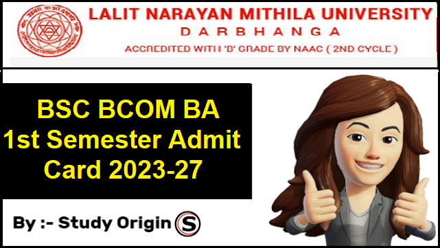 LNMU UG 1st Semester Admit Card 2023