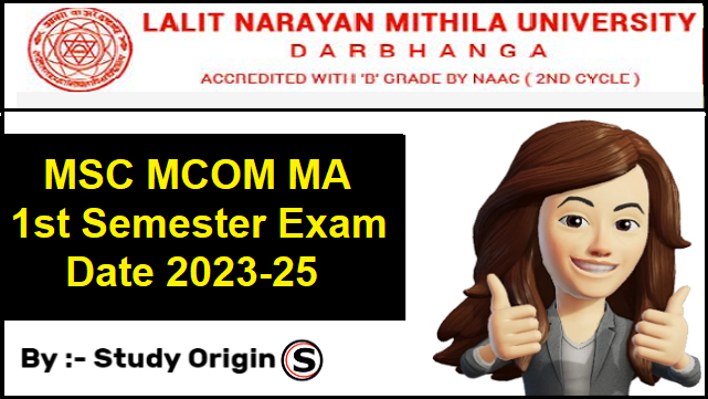 LNMU PG 1st Semester Exam Date 2023-25