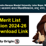 BNMU PG 1st Merit List 2024