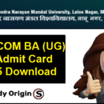 BNMU Part 3 Admit Card 2025