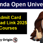 NOU Admit Card 2025