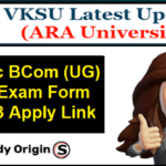 VKSU SEM 2 Exam Form 2024-28
