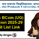 JPU UG 1st Merit List 2025-29