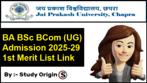 JP University UG 1st Merit List 2025-29 Allotment Letter