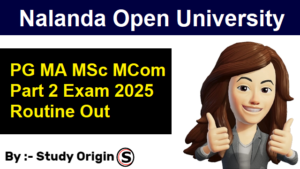 NOU PG Part 2 Exam Date 2025