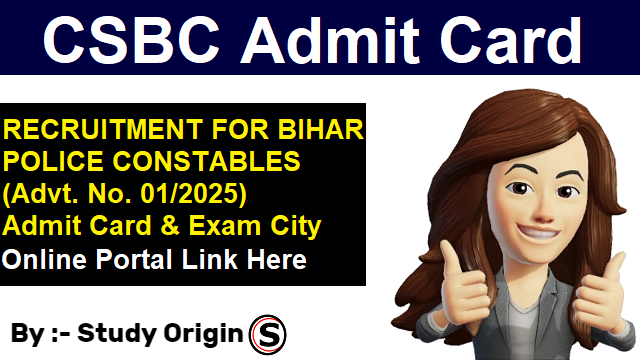 RECRUITMENT FOR BIHAR POLICE CONSTABLES