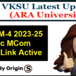 VKSU PG SEM 4 Result 2025