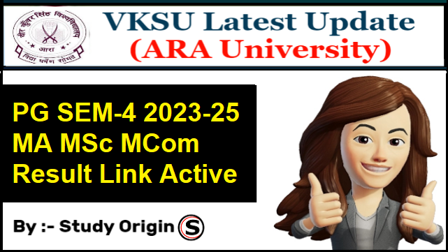 VKSU PG SEM 4 Result 2025
