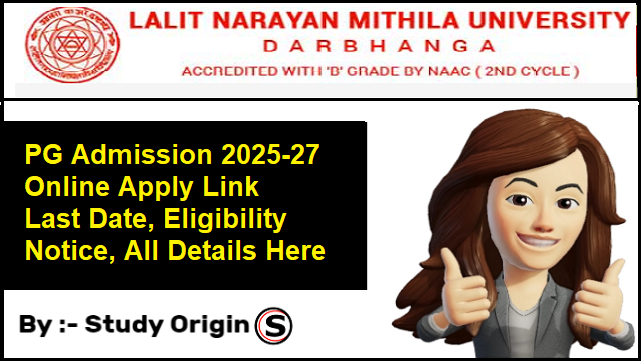 LNMU PG Admission 2025-27