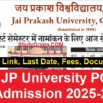 JP University PG Admission 2025-27