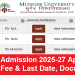 Munger University PG Admission 2025