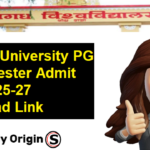Magadh University PG Sem 1 Admit Card 2025