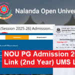 NOU PG Admission 2024-26